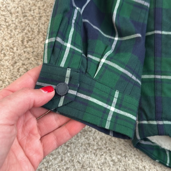 NBW Janie & Jack Plaid Sherpa Shacket, 5-6 - Picture 9 of 10